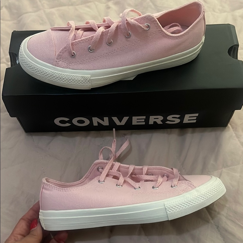 Converse Pink Low-Top Sneakers